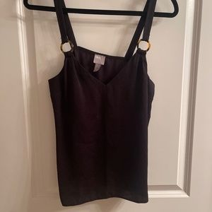Black tank top